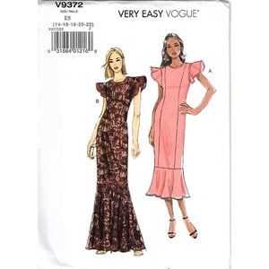 Vogue V1656 Misses 14 to 22 Special Occasion Dress Uncut Sewing Pattern